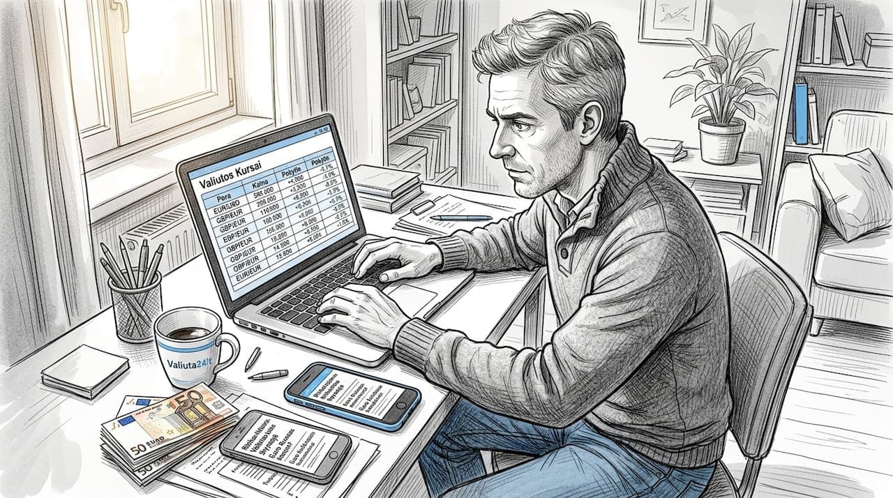Kaip ekonominiai rodikliai veikia valiutų kursus 2026