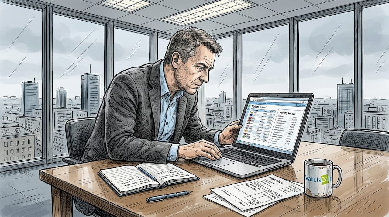 Valiutų keitimo eiga verslui: kaip sutaupyti 2-3%