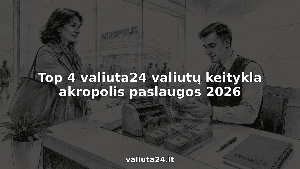 Top 4 valiuta24 valiutų keitykla akropolis paslaugos 2026