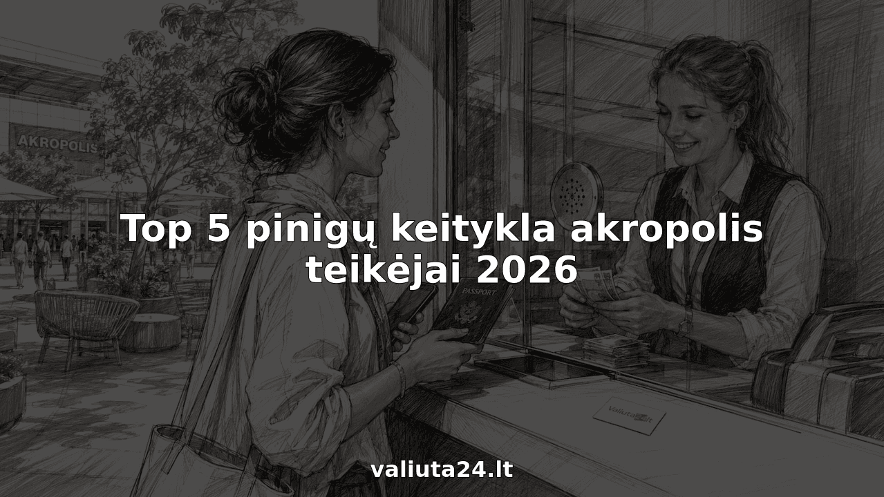 Top 5 pinigų keitykla akropolis teikėjai 2026