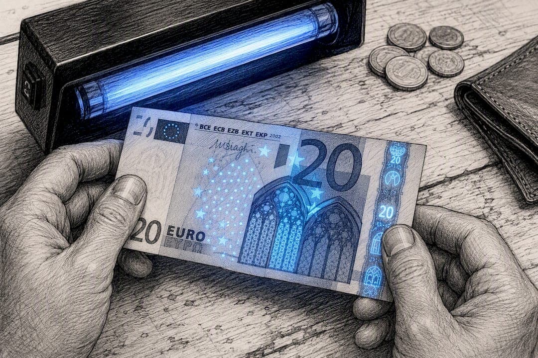 UV lempos tikrinimas: kaip patikrinti banknoto autentiškumą