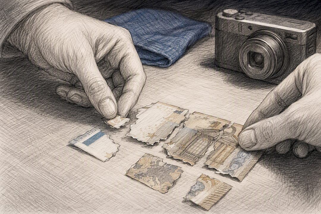 Kur nešti pažeistą eurą ir kaip smulkinti banknotus Lietuvoje