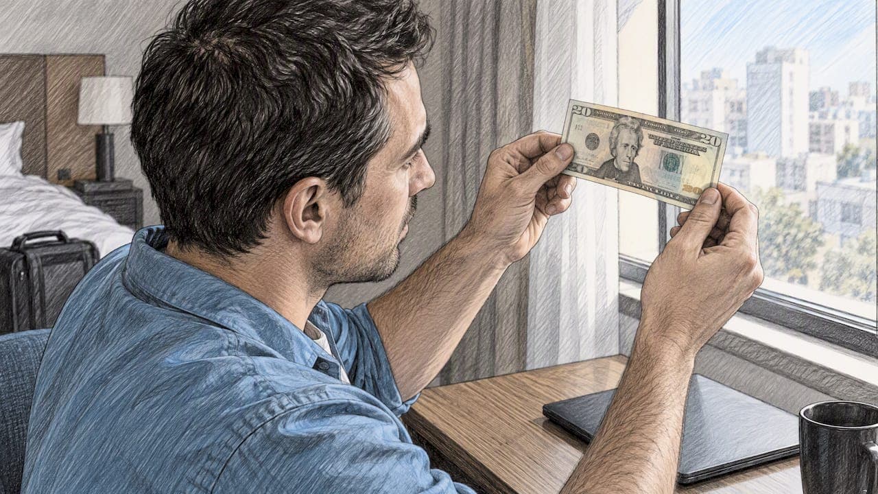 JAV dolerių apsaugos požymiai: kaip atpažinti padirbtą banknotą